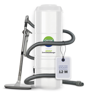 Central <b>Vacuum</b> System Twin Motor Air Powered Laundry Chute with 12M <b>Hose</b> - Product Image 2