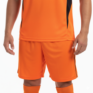 Conjunto de Uniforme de Fútbol Naranja para Hombre, Camiseta y Pantalones Cortos Transpirables, Kit Deportivo de Entrenamiento Atlético - Product Image 5