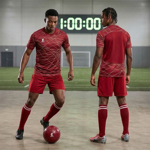 High-Performance Football Teamwear Kit | Breathable Soccer Uniform Set with <b>Shorts</b> and Socks | Professional Club Soccer Jersey - Product Image 2