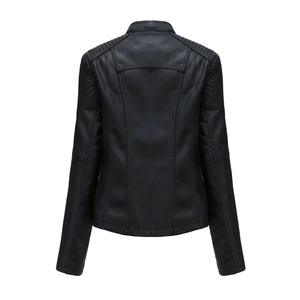 <b>Slim</b> <b>Fit</b> Black Leather Blazer Men CStylish Ladies Bomber <b>Jacket</b> Blank Color Polyester Winter Autumn Fashion <b>Jacket</b> Modern Women - Product Image 1