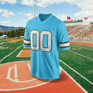 Jersey de Fútbol Americano Personalizado con el Último Diseño, Sin Mangas, Transpirable, de Malla, de Secado Rápido, con Estampado Sublimado, 100% Poliéster, Unisex - Product Image 3