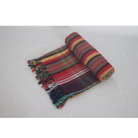 Export Quality Lightweight Luxury Turkish Cotton Yarn Dyed Sand Free Kikoy Towels Eco-Friendly Quick-Dry Professional Design