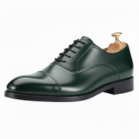 Chaussures habillées en cuir véritable de haute qualité pour hommes, personnalisables, vente en gros