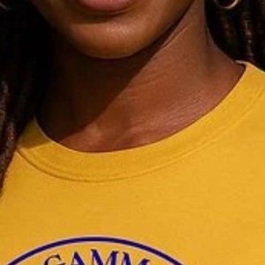 T-shirt personnalisé pour femmes Sigma Gamma Rho, imprimé de lettres grecques, manches courtes, col rond, décontracté, confortable, mode féminine - Product Image 2