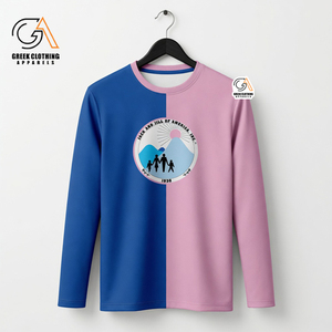 Camiseta Dri Fit de Jack and Jill Azul con Nube de Palabras y Logotipo de Jack and Jill, Camiseta Juvenil de Manga Larga para Deportes y Uso Casual - Product Image 5