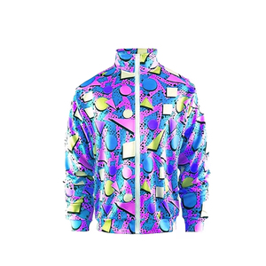 Ensemble de survêtement deux pièces léger pour homme, coupe décontractée, avec logo personnalisé imprimé, idéal pour le sport et les loisirs - Product Image 2