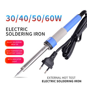 <span class=keywords><strong>Fer</strong></span> à <span class=keywords><strong>souder</strong></span> OEM haute qualité 40W à chauffage rapide par contact, chauffe en 20s, 200-480°C, AC220-240V, pointes de type couteau, pour circuits de drones FPV - Product Image 4