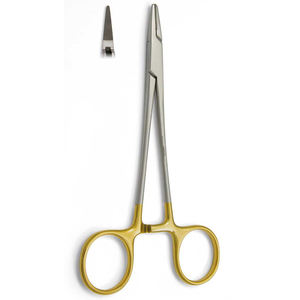 Portaagujas de Acero Crile-Wood Premium de 15 cm con Insertos de Acero |   Instrumento Quirúrgico Reutilizable de Clase I, Modelo JI-3072, Certificado CE - Product Image 2