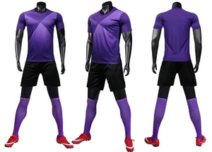 Ensemble d'uniformes de football personnalisables de haute qualité, respirants et légers pour adultes unisexes - Product Image 5