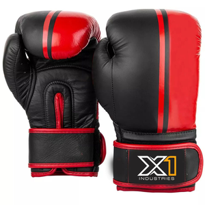 Guantes de Boxeo de Cuero de Alta Calidad con Cordones y Diseño Sublimado, Absorbentes de Humedad, Unisex - Product Image 2