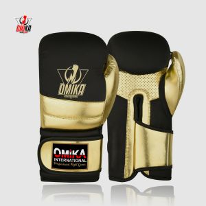OEM/ODM Custom High Quality Lightweight Professional Boxing <b>Gloves</b> Genuine Metallic <b>Leather</b> Training Sparring <b>Gloves</b> - Product Image 1