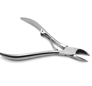 Coupe-ongles 3 pièces en acier inoxydable, pince à cuticules, coupe-ongles courbé, outil de manucure, fournitures pour ongles, à mâchoires larges - Product Image 2