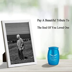 Heritage Aluminum <b>Keepsake</b> Funeral Cremation Urn <b>Memorial</b> Ash Container Featuring Elegant Surface Design And Fine Finish - Product Image 4