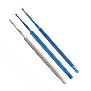 Cureta manual de 2 mm de diámetro para calazón, de acero inoxidable, reutilizable, juego de instrumentos oftálmicos con certificación CE de Grip Surgical - Product Image 1
