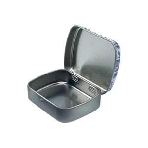 กล่องดีบุกขนาดเล็กมีฝาปิด กล่องเก็บของโลหะพกพาขนาดเล็กสำหรับเก็บต่างหูและเครื่องประดับ ใช้จัดระเบียบบ้าน จำหน่ายราคาส่ง - Product Image 3