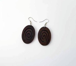 Boucles d'oreilles en bois édition limitée, design spécial, couleur unie, fabrication sur mesure, vente en gros pour usines - Product Image 1