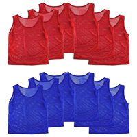 Chaleco Deportivo de Fútbol para Niños, Personalizado con Logotipo, Malla Transpirable, Antibacterial, Secado Rápido, Talla Grande, Cuello en U