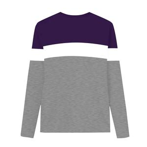 Camisetas a Rayas para Niños, Manga Corta, Cuello Redondo, Casuales, Básicas, 100% Algodón, Ecológicas, Transpirables, con Logotipo Personalizado - Product Image 4