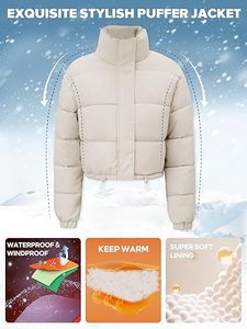 Men's Lightweight Puffer Jacket <b>Winter</b> <b>Quilted</b> Puffy Jackets Warm Water-Resistant Windproof Insulated Coats - Product Image 5
