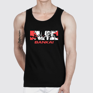 Solid Color Breathable Tank Top Custom Logo Ribbed Vests Knitted Fitness Gym Stringer <b>Singlet</b> <b>for</b> <b>Men</b> training workout session - Product Image 2