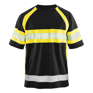 เสื้อยืดนิรภัยสะท้อนแสงแขนสั้นสำหรับงานก่อสร้างและงานรักษาความปลอดภัย - Product Image 1