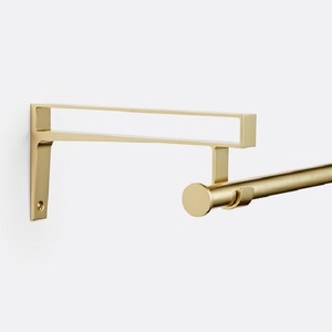 Support d'étagère en laiton de luxe TCM-7131 en métal créatif, style vintage, robuste et durable, finition dorée, pour intérieur et extérieur - Product Image 4