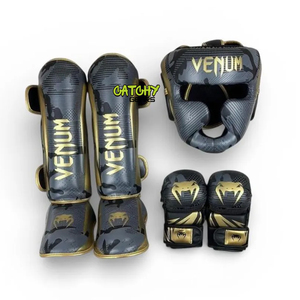 Set de Equipo de Práctica de Boxeo con Guantes, Almohadillas de Entrenamiento y Vendas para Manos para Entrenamiento en Casa y en el Gimnasio - Product Image 5