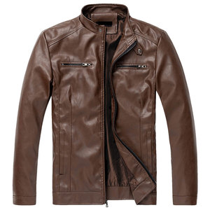 Chaqueta de Cuero para Hombre Otoño Invierno, Chaqueta de Cuero para Hombre de la Mejor Calidad, Chaqueta de Cuero para Hombre de Secado Rápido para Invierno - Product Image 1