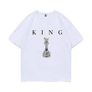 T-shirt en coton 100% de haute qualité pour hommes, imprimé sur mesure, écologique, coupe ample, style décontracté, tricoté - Product Image 1