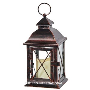 Red Star Iron Glass Hanging <b>Lanterns</b> & <b>Candle</b> Holders Christmas Home Decor Handmade Durable Eco-Friendly Party Accessories - Product Image 4