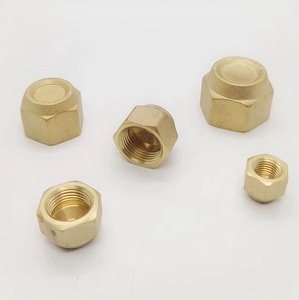 Tuerca ciega de latón con roscas métricas y en pulgadas, tapa de latón para aire acondicionado para conector de unión, personalizable - Product Image 4