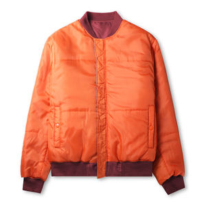 แจ็คเก็ตบอมเบอร์ผู้ชายแบบกลับด้านได้ แบรนด์ส่วนตัว น้ำหนักเบา กันน้ำ แฟชั่นทันสมัย สไตล์สตรีทแวร์ลำลอง - Product Image 6