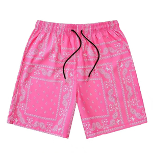 Pantalones cortos de malla de poliéster de alta calidad para hombre DISEÑO DE Cachemira logotipo personalizado estampado al por mayor pantalones cortos de baloncesto de calle sublimación - Product Image 2