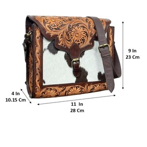 Nouveau Sac à Main Femme en Cuir de Vachette Fait Main par des Fabricants, Design de Luxe, Haute Qualité, Style Vintage, Sac à Bandoulière pour Femmes - Product Image 2