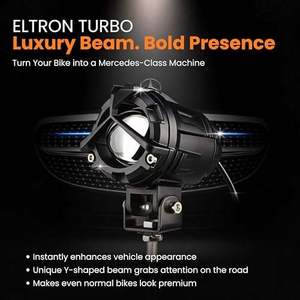 ไฟตัดหมอก ELTRON TURBO 140W รูปทรงตัว Y ดีไซน์แบบ Mercedes แสงแบบลำแสง กันน้ำ 12V-24V ใช้ได้กับรถยนต์ทั่วไป - Product Image 4
