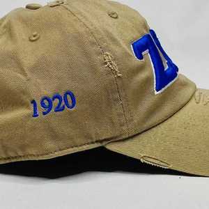 หมวกแก๊ป Zeta Phi Beta สีกากี แต่งลายปัก ZPB หมวกเบสบอลสำหรับชมรมนักศึกษา สายปรับได้ สไตล์ลำลอง สำหรับผู้หญิง - Product Image 6
