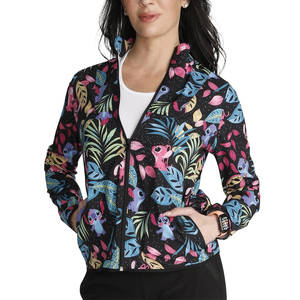 Blouses d'hôpital personnalisées pour infirmières et médecins, uniformes chirurgicaux pour femmes, en polyester et élasthanne, imprimées. - Product Image 1