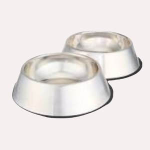 Cuenco respetuoso con el medio ambiente para cachorros, alimentador de comida para perros y gatos, cuencos de silicona, antideslizante, tazón de acero inoxidable para perros, Reino Unido - Product Image 5