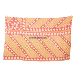 Indian Wholesale Cotton Latest Design Kantha Sari Quilt Indian Reversible Hand <b>Stitched</b> Heavy <b>Throw</b> Old Sari Blanket Patch Work - Product Image 5
