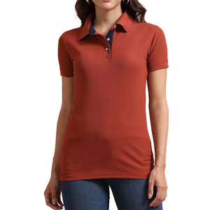 Summer Women's Knitted Quick Dry Short Sleeve for Shirt 100% Polyester Eco-Friendly Silk Screen Printed Custom OEM - Product Image 1