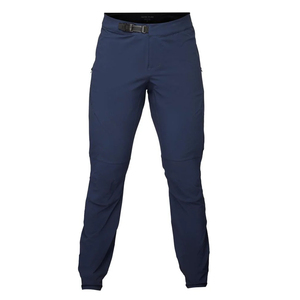 Pantalon de VTT BMX imperméable, respirant, séchage rapide, 220g polyester coton, bleu marine, coupe droite, poids moyen - Product Image 1
