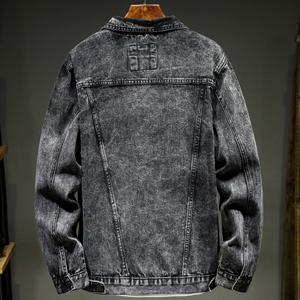 Wholesale High Quality New Men's Casual Jean <b>Jacket</b> Street Style Men Jean <b>Jackets</b> - Product Image 1