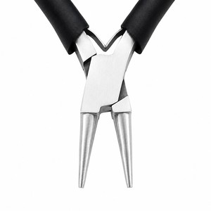 Round <b>Nose</b> Pliers 135mm Bent Handle Precision Jewelry Making Tool ZetomedPro - Product Image 6