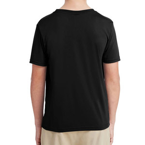 Camiseta de Manga Corta a Rayas Negras con Estampado Puff en Relieve para Hombre, Camisetas Casuales con Cuello Redondo y Sublimación con Logotipo Personalizado - Product Image 2