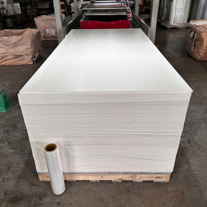 High Rigidity White PVC Foam Board <b>Sheet</b> 10mm Thick 0.6 G/cm3 Density Fireproof Food Grade Custom Sizes Wall Panels Kitchen - Product Image 1