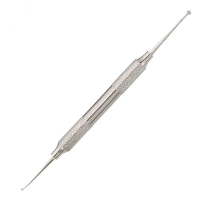 Instrumentos Bone Bridge: Elevador periostal manual de acero inoxidable de 185 mm con mango hueco de 10 mm y doble extremo de 3 mm/2 mm para implantes dentales - Product Image 3