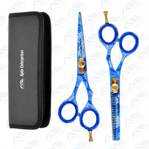 Salon professionnel en acier inoxydable coupe de cheveux et ciseaux amincissants rasoir pointu précision ciseaux de coiffure Apto Enterprises - Product Image 2