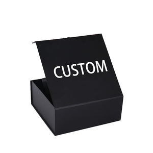 Custom Recyclable Magnetic Foldable Paper Gift <b>Box</b> with Embossing and Hot Stamping for Clothing <b>Socks</b> Jewelry Packaging - Product Image 3