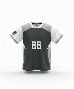 T-shirt en coton tendance, coupe oversize urbaine, dégradé de couleurs, col rond, pour homme, style décontracté - Product Image 6