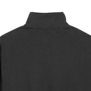 เสื้อสเวตเชิ้ตซิปหนึ่งในสี่สำหรับผู้ชาย สีดำ ผ้าฟลีซพรีเมียม แขนยาว สวมใส่สบาย อุ่นสบาย สไตล์สตรีทแวร์ ใส่ได้ทุกวัน - Product Image 4